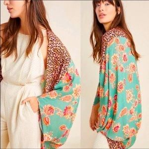 Anthropologie x Kachel Voyager cocoon Kimono